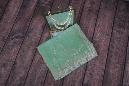 Premium Double Shadow Organza Saree with Designer Gota Patti Cut Work