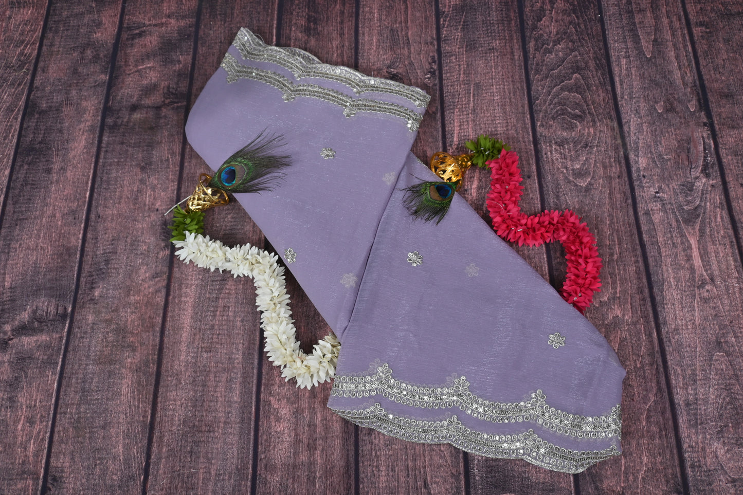 Simmer Chiffon Silk Saree with Gota Patti Cut Work & Sequin Embroidery | Premium Party Wear Saree