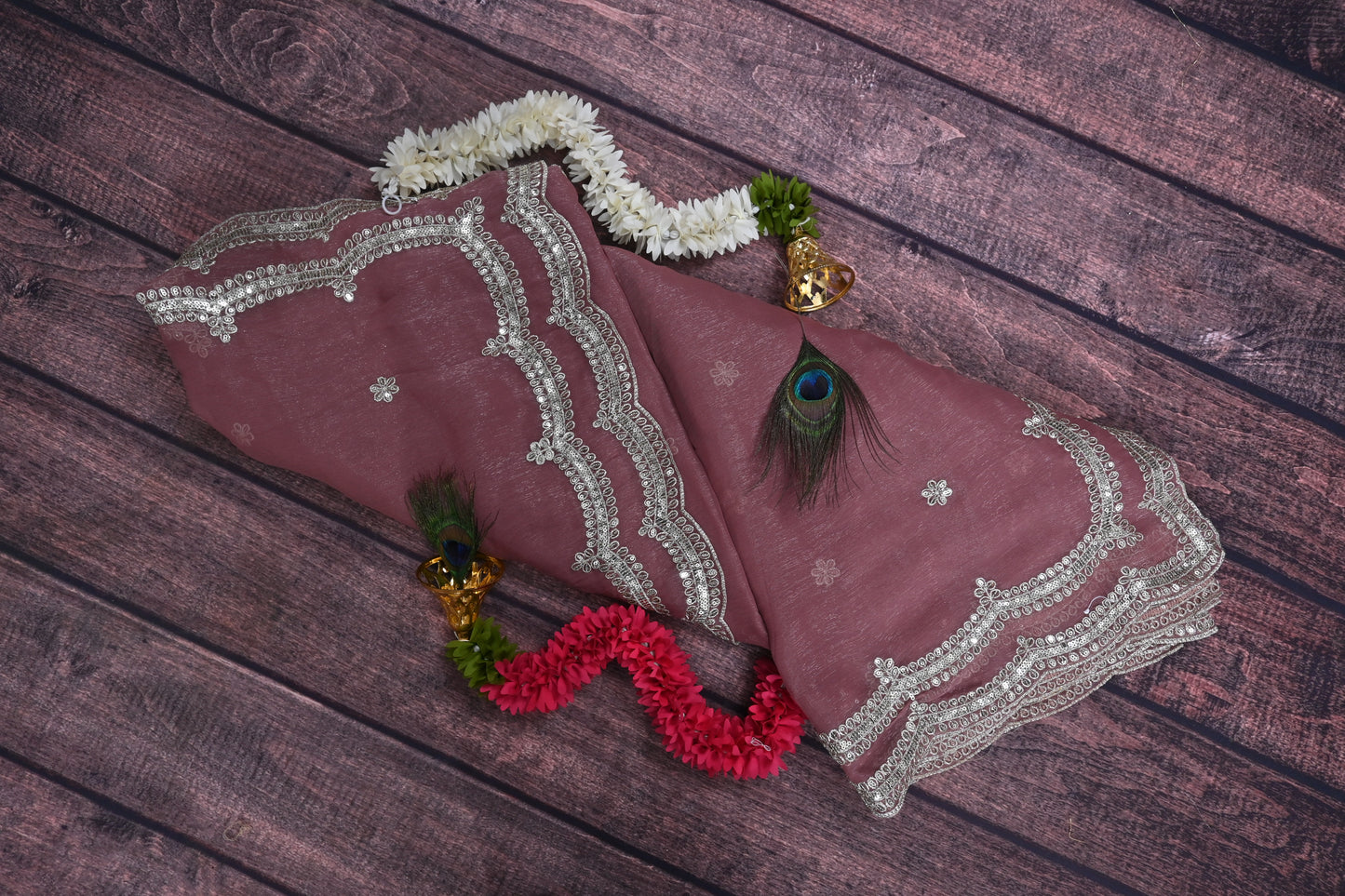 Simmer Chiffon Silk Saree with Gota Patti Cut Work & Sequin Embroidery | Premium Party Wear Saree