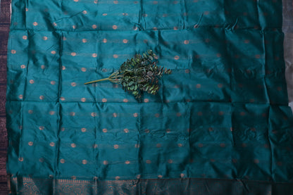 Premium Tissue Silk Kathpadar Saree with Rich Zari Work & Contrast Blouse | Traditional Maharashtrian Ethnic Wear by KrishnaPoojatextile