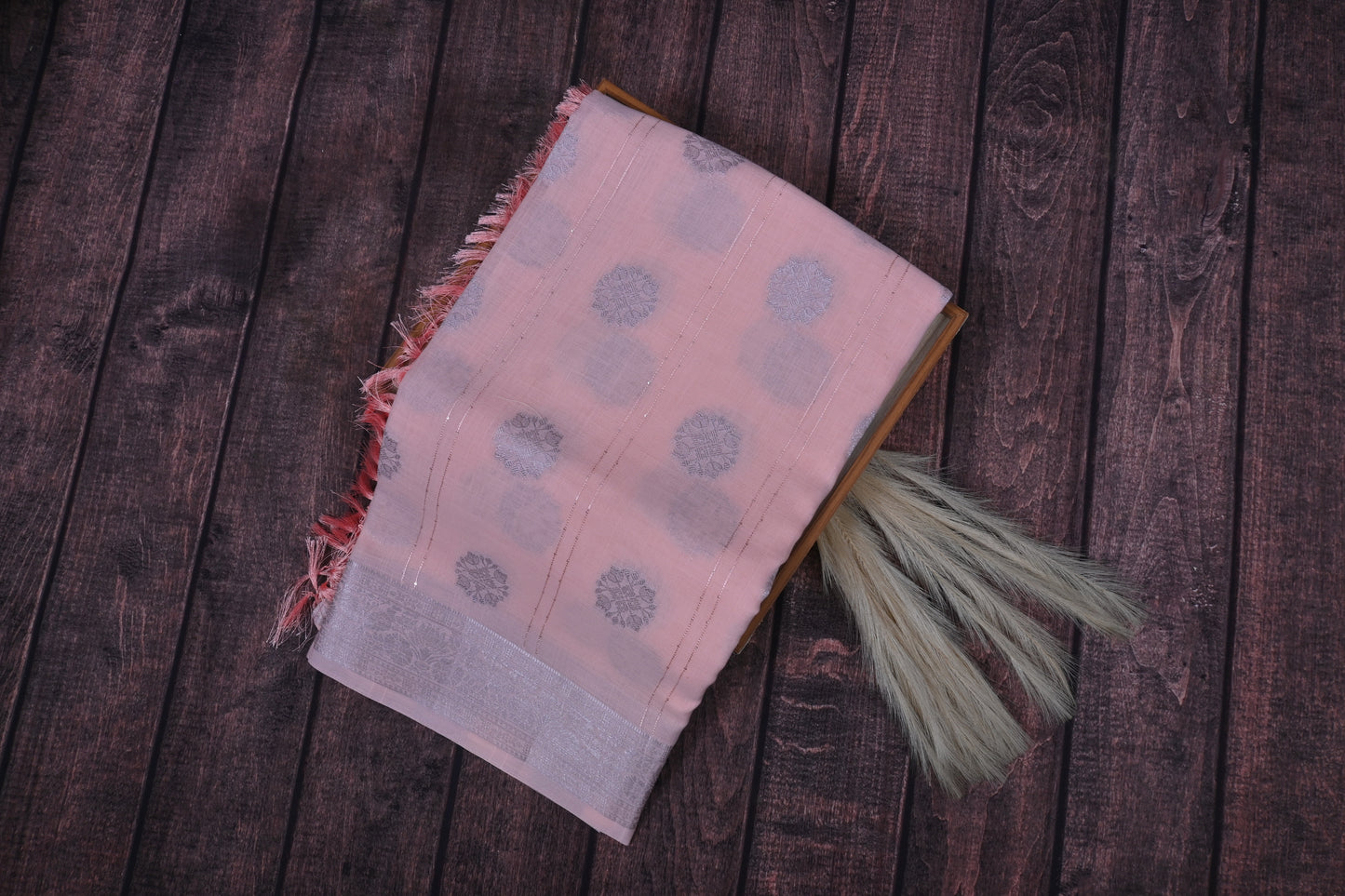 Premium Linen Cotton Saree with Elegant Sequence & Heavy Embroidery Work | Sophisticated Party Wear Collection by KrishnaPoojatextile