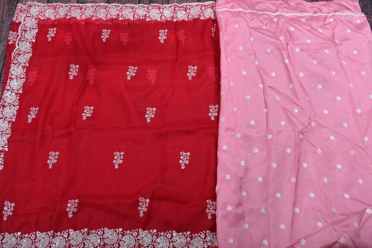 Cutwork Embroidery Organza Saree with Zimmy Choo Work | Designer Party Wear Saree 6.3m