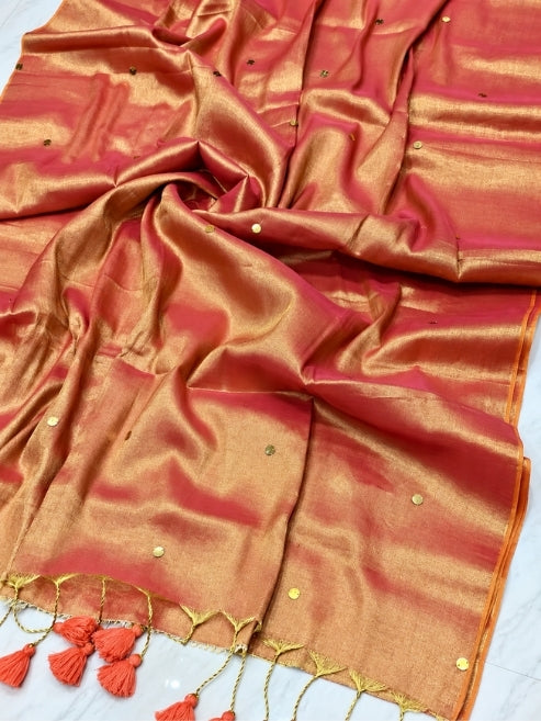Raga Tissue Silk Saree – Lightweight Premium Collection