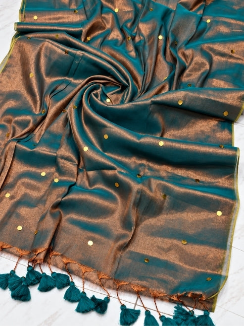 Raga Tissue Silk Saree – Lightweight Premium Collection